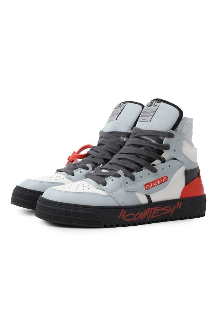 Комбинированные кеды 3.0 off court courtesy OFF-WHITE, арт. 0MIA065S25LEA003, фото 1