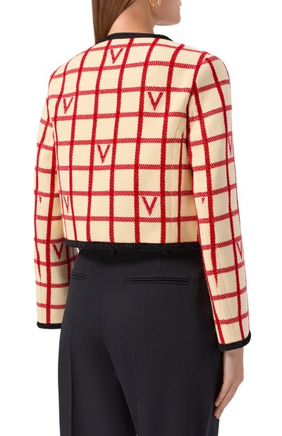 Жакет из шерсти и хлопка VALENTINO, арт. 7B3CE4K0/9JN, фото 4