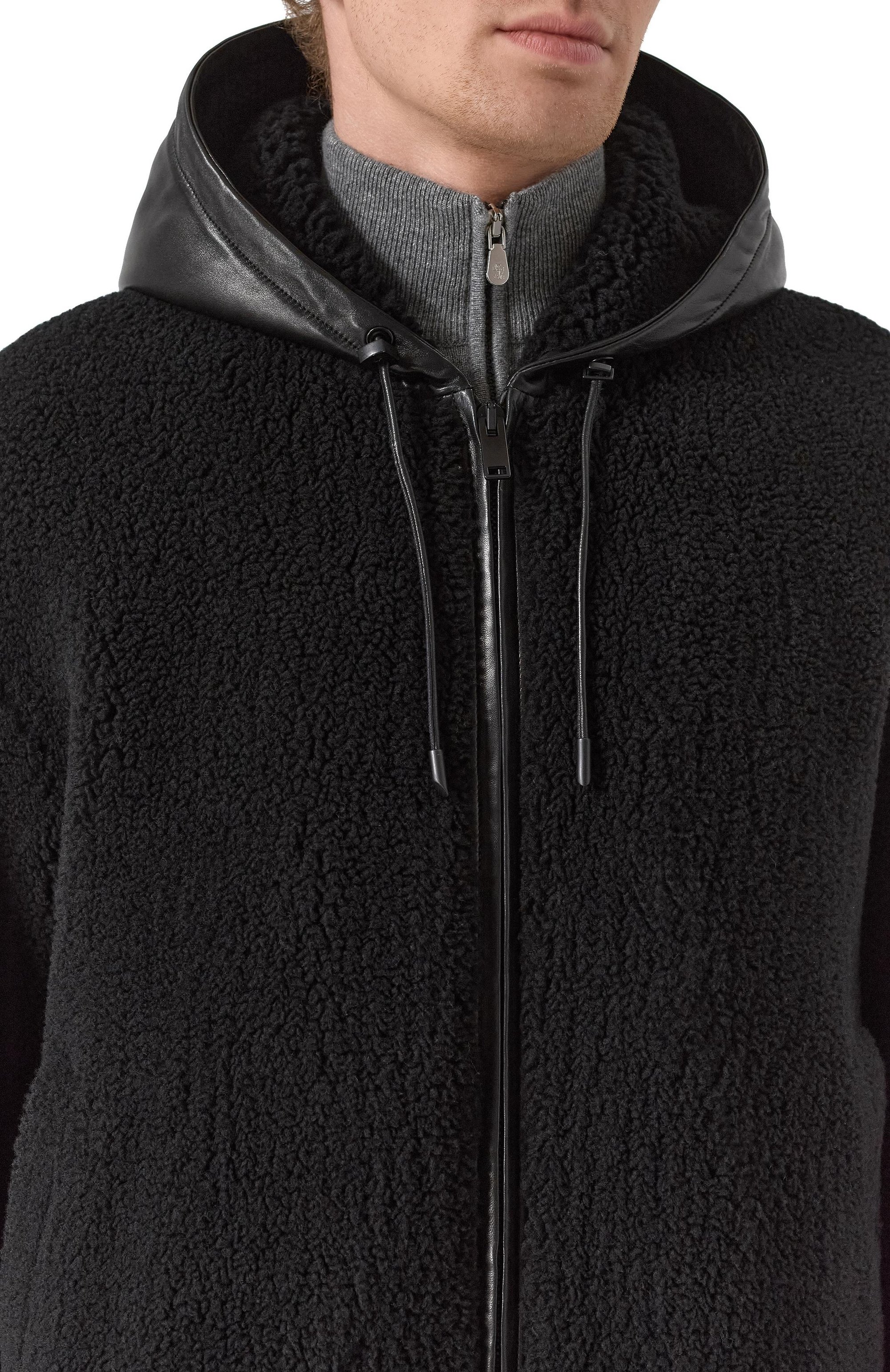 Бомбер из кашемира и шелка MVST черного цвета по цене 456500 руб., арт. TXECK-ES4390/LC1637, фото 5 Бомбер из кашемира и шелка MVST, арт. TXECK-ES4390/LC1637, фото 5