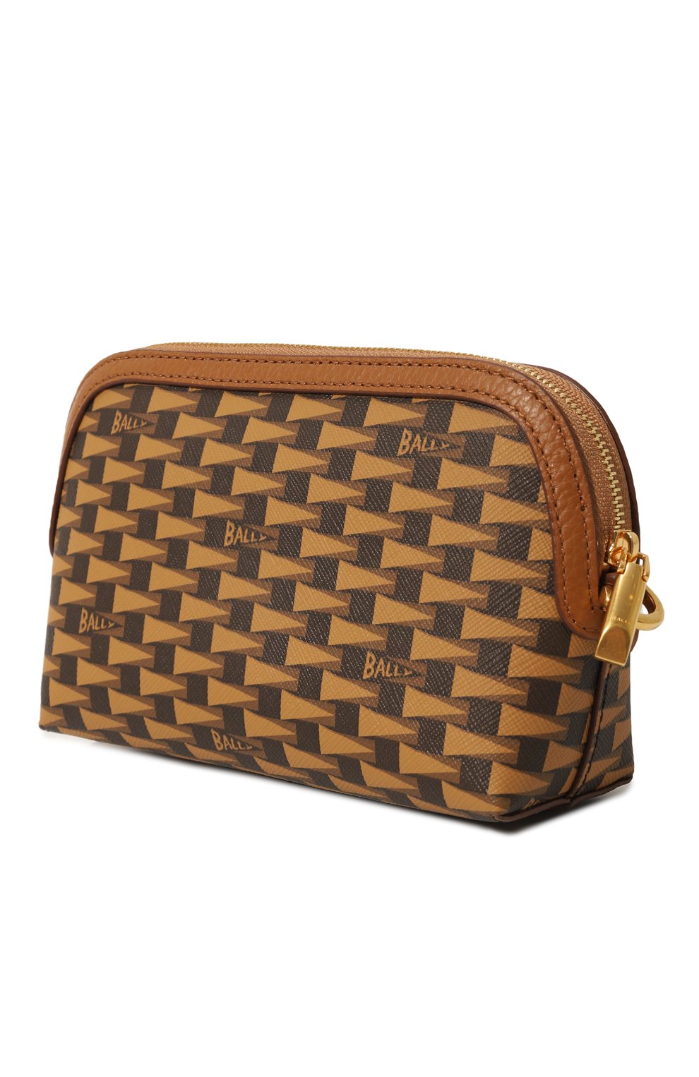 Косметичка BALLY светло-коричневого цвета по цене 31700 руб., арт. WL005Y/TP046, фото 2 Косметичка BALLY, арт. WL005Y/TP046, фото 2