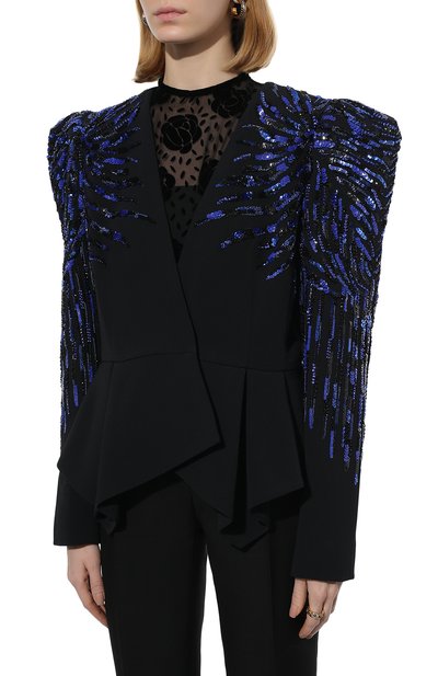 Жакет с отделкой пайетками ZUHAIR MURAD, арт. JKS21015/CRCA007, фото 3