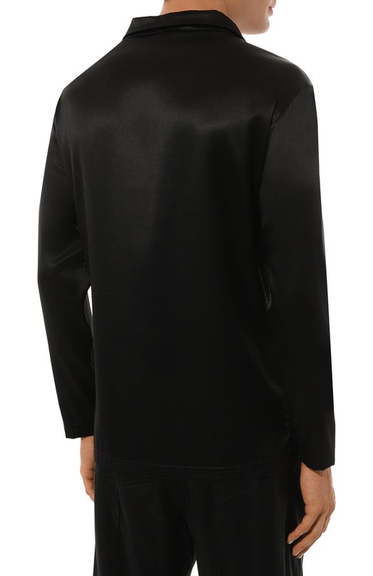 Шелковая сорочка Kiton UNWM010K0749D Чёрный  UNWM010K0749D Фото 4