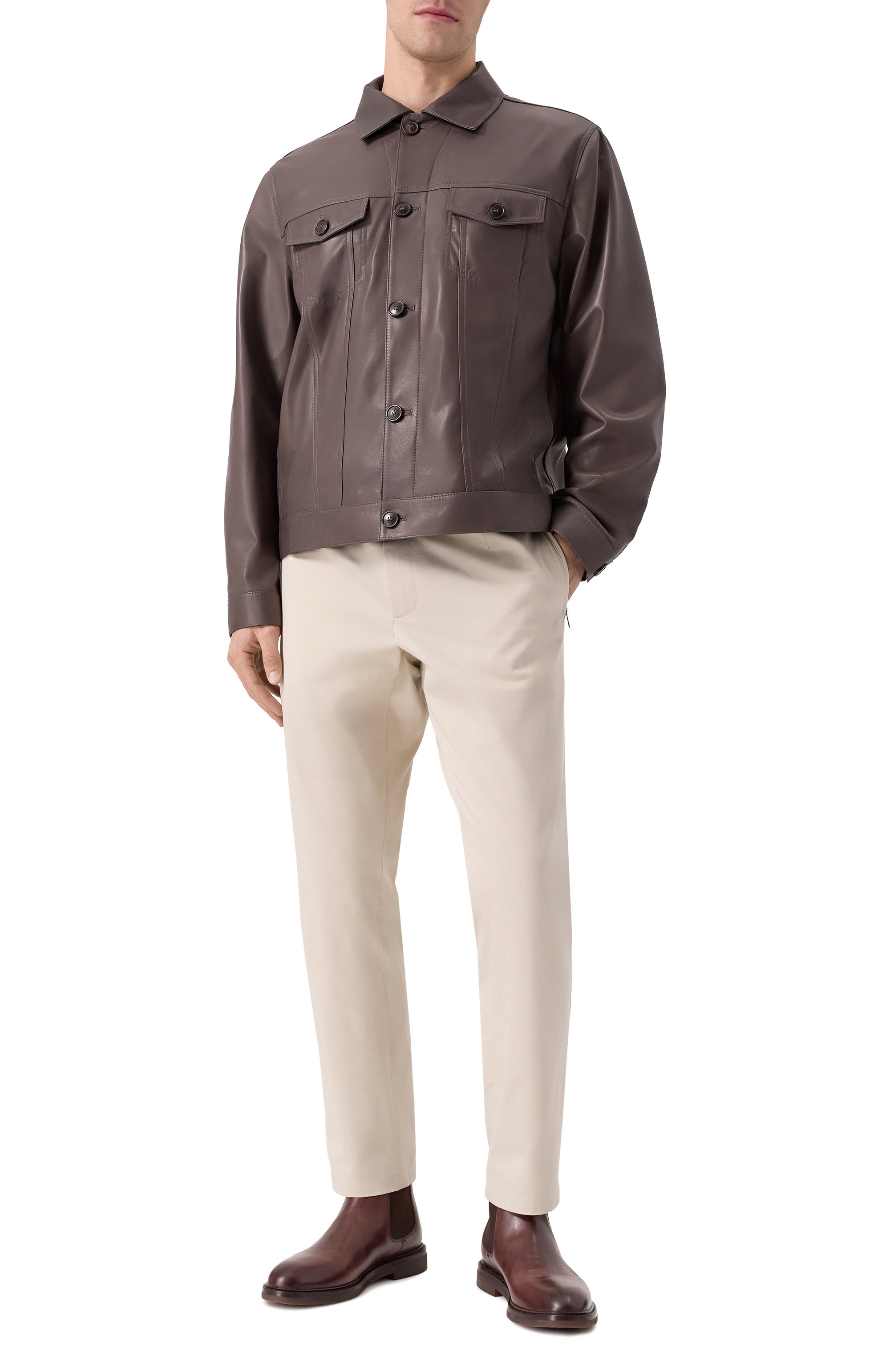 Кожаная куртка MVST, арт. 54201/48-56, фото 2