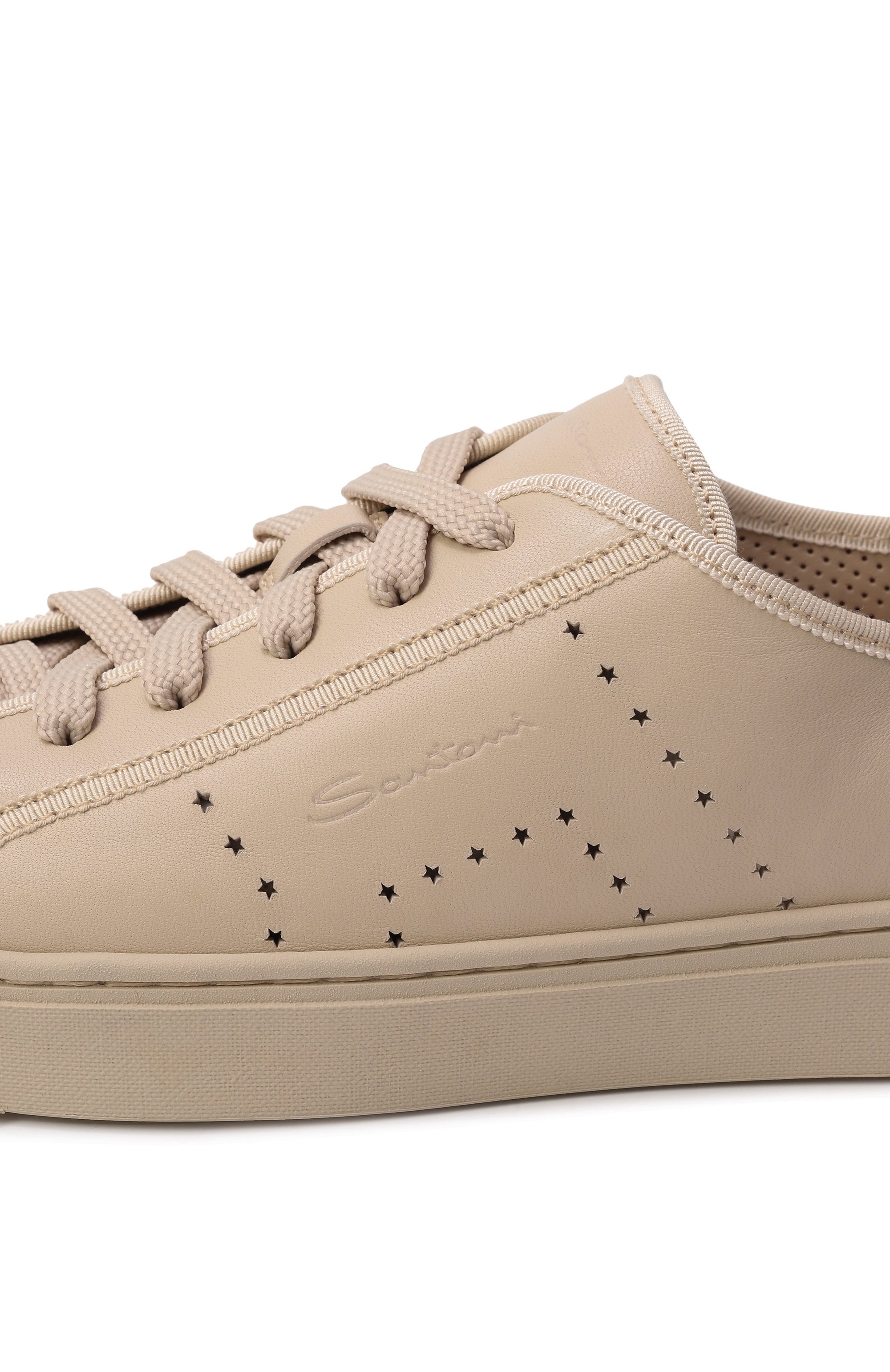 Кожаные кеды SANTONI, арт. WBGG61350NATTSFP, фото 7