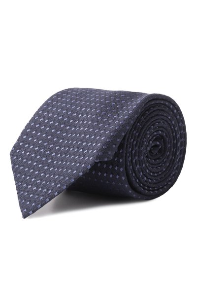 Галстук из шелка и льна CANALI, арт. 18/HJ04280, фото 1