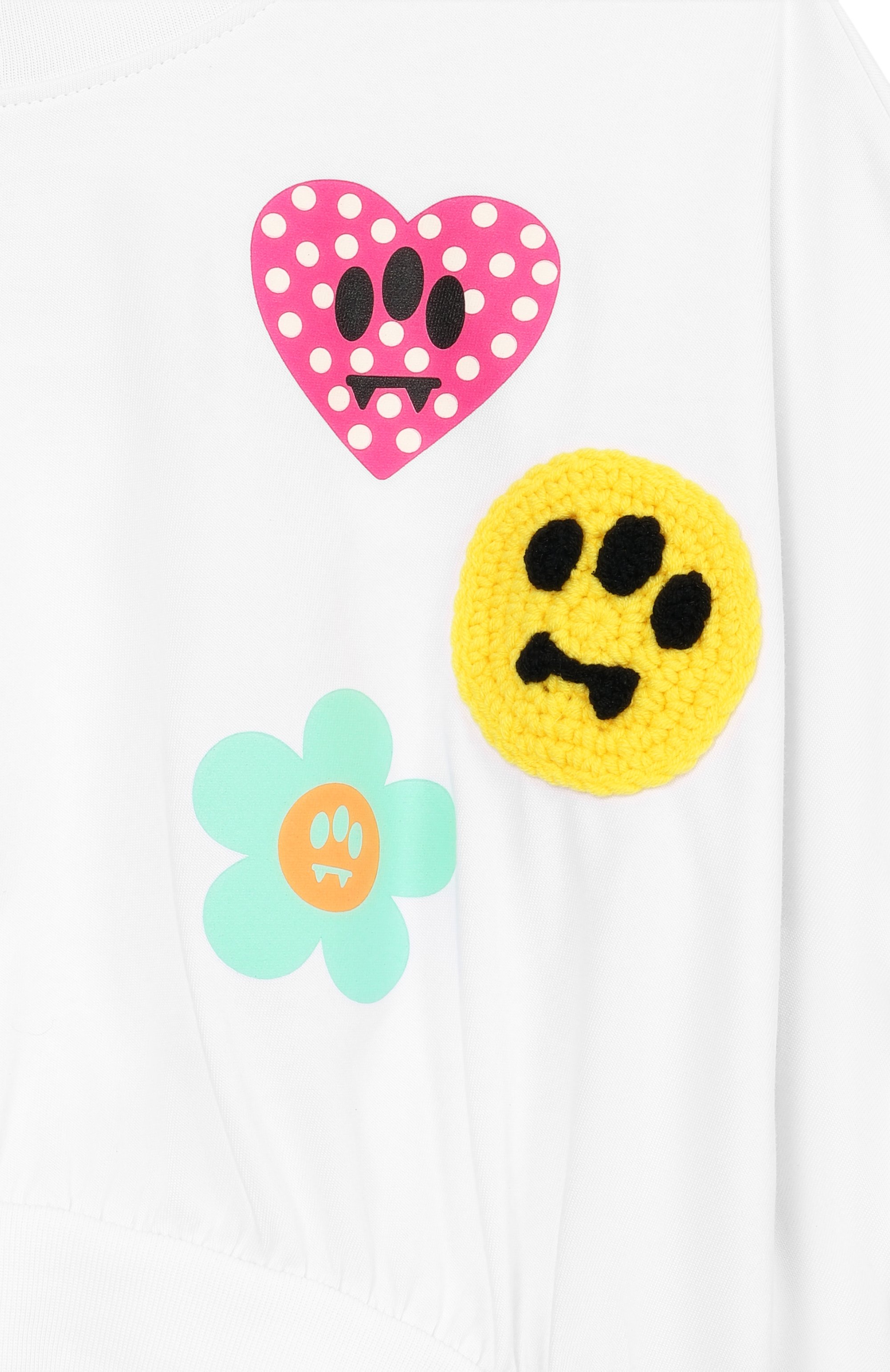 Хлопковый топ BARROW белого цвета по цене 8225 руб., арт. S6BKJGTH133, фото 3 Хлопковый топ BARROW, арт. S6BKJGTH133, фото 3