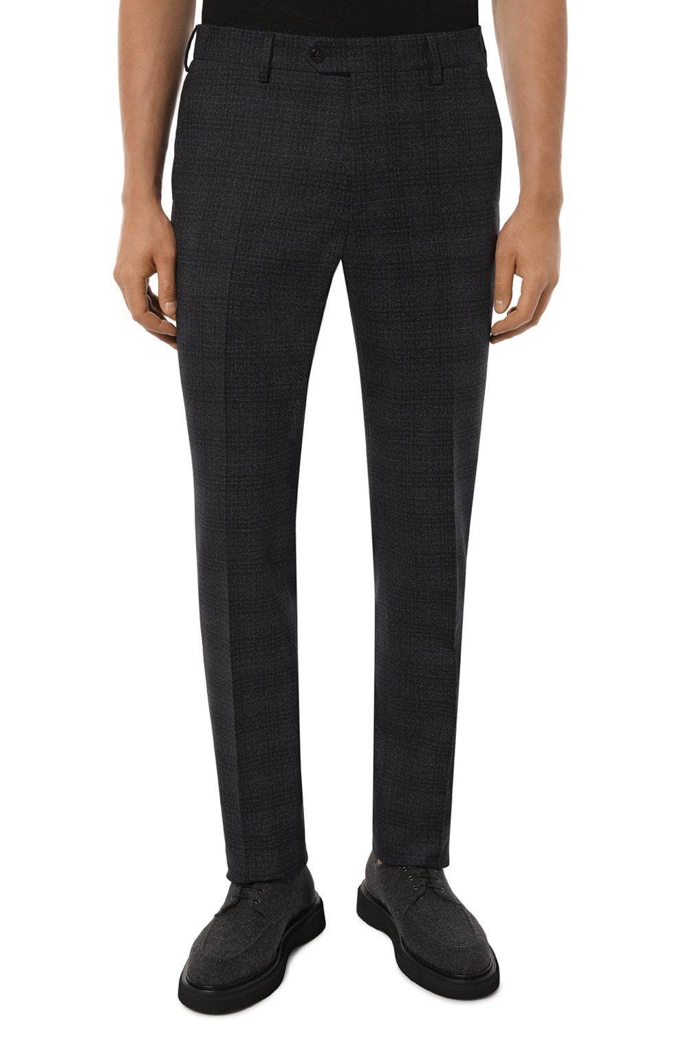 Брюки из шерсти и хлопка CORNELIANI, арт. 944B08-9417546, фото 3