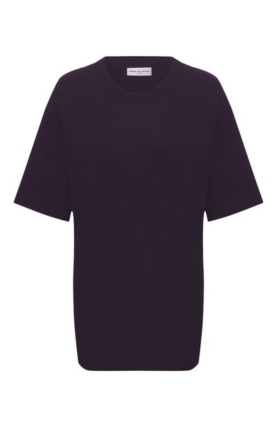 Женская хлопковая футболка DRIES VAN NOTEN, арт. 011102-8600