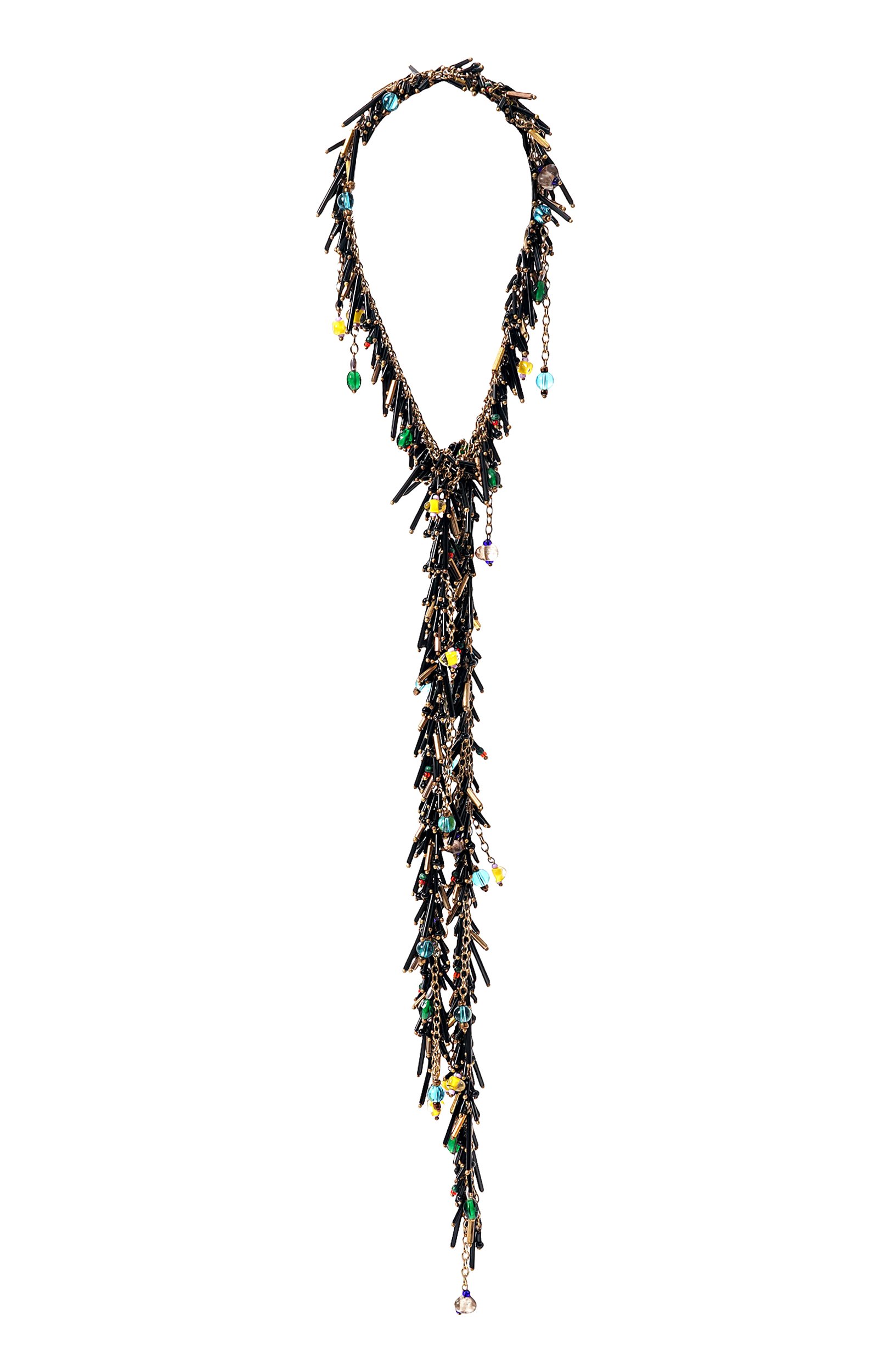 Колье DRIES VAN NOTEN разноцветного цвета по цене 89950 руб., арт. 138241/0056, фото 1 Колье DRIES VAN NOTEN, арт. 138241/0056, фото 1