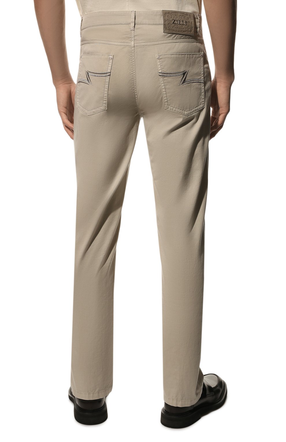 Хлопковые брюки ZILLI, арт. M0X-D0120-C0TE1/R001, фото 4