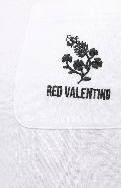 Хлопковая футболка REDVALENTINO, арт. VR3MG08K/5PM, фото 5