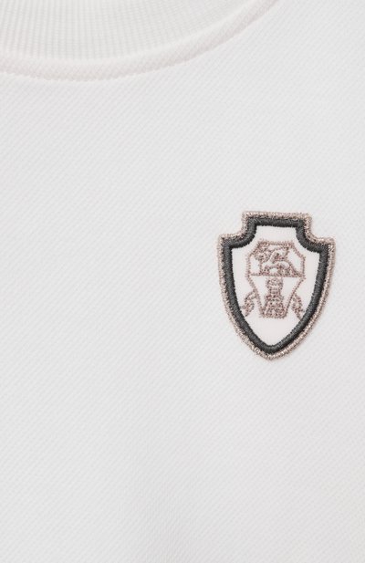 Хлопковый топ BRUNELLO CUCINELLI, арт. BG927E891A, фото 3