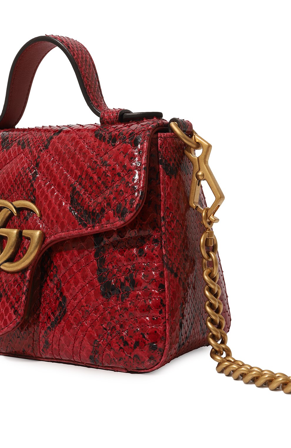 Сумка gg marmont из кожи питона GUCCI, арт. 547260 LU3NT, фото 3