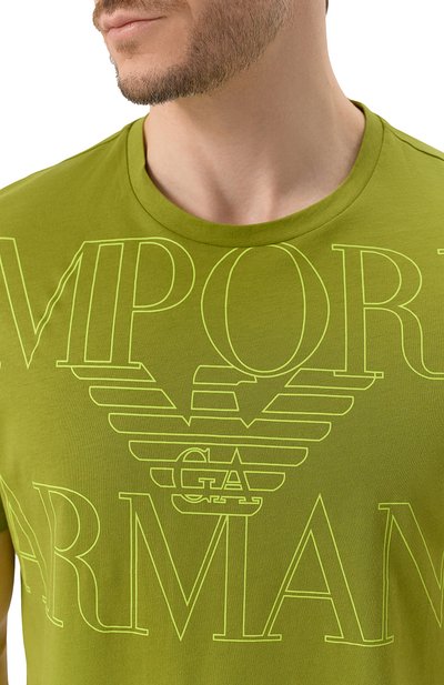 Хлопковая футболка EMPORIO ARMANI, арт. EM000574/AF12326, фото 5