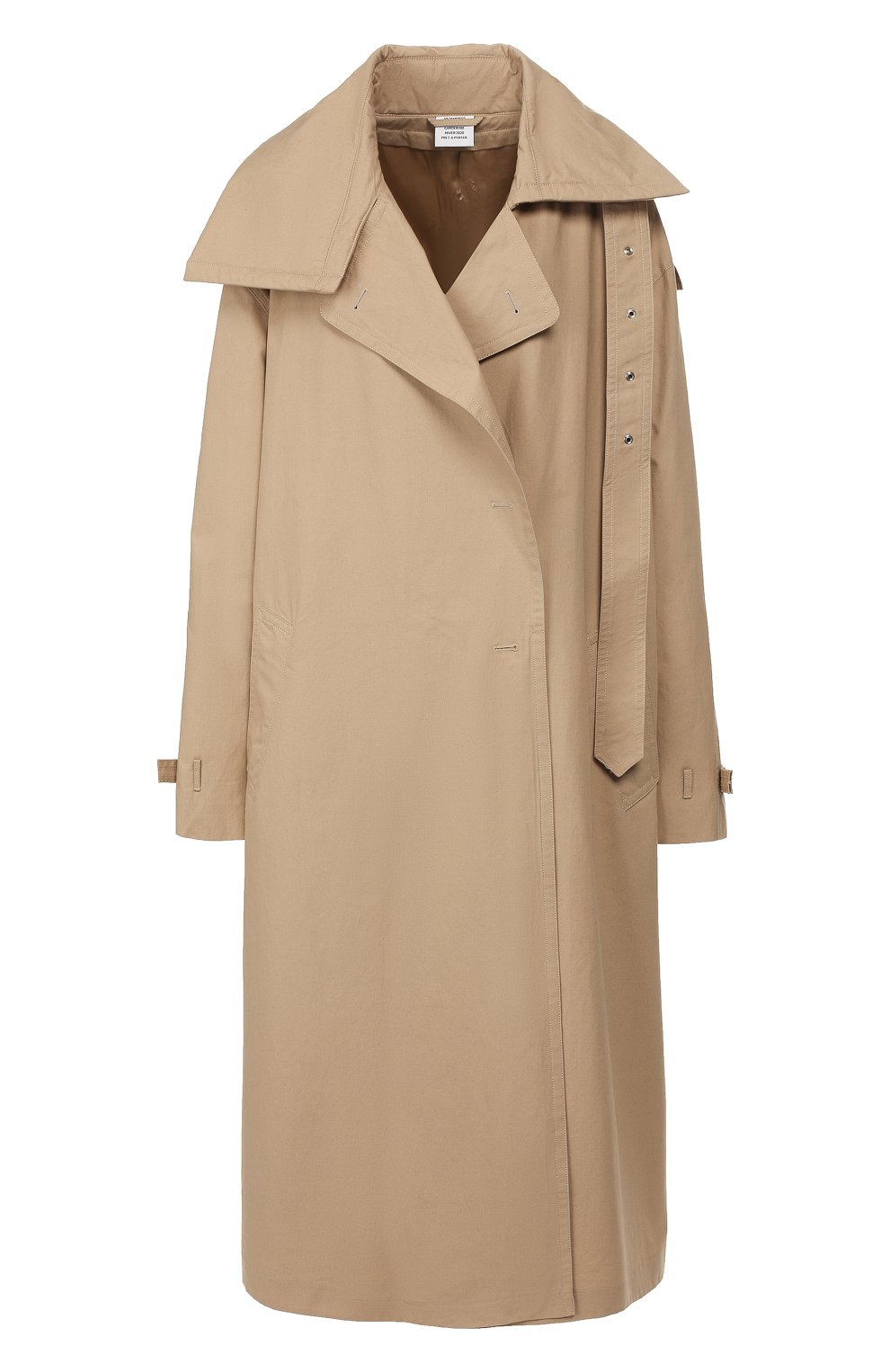 Хлопковый тренч VETEMENTS бежевого цвета по цене 164500 руб., арт. UAH20JA812/W, фото 1 Хлопковый тренч VETEMENTS, арт. UAH20JA812/W, фото 1