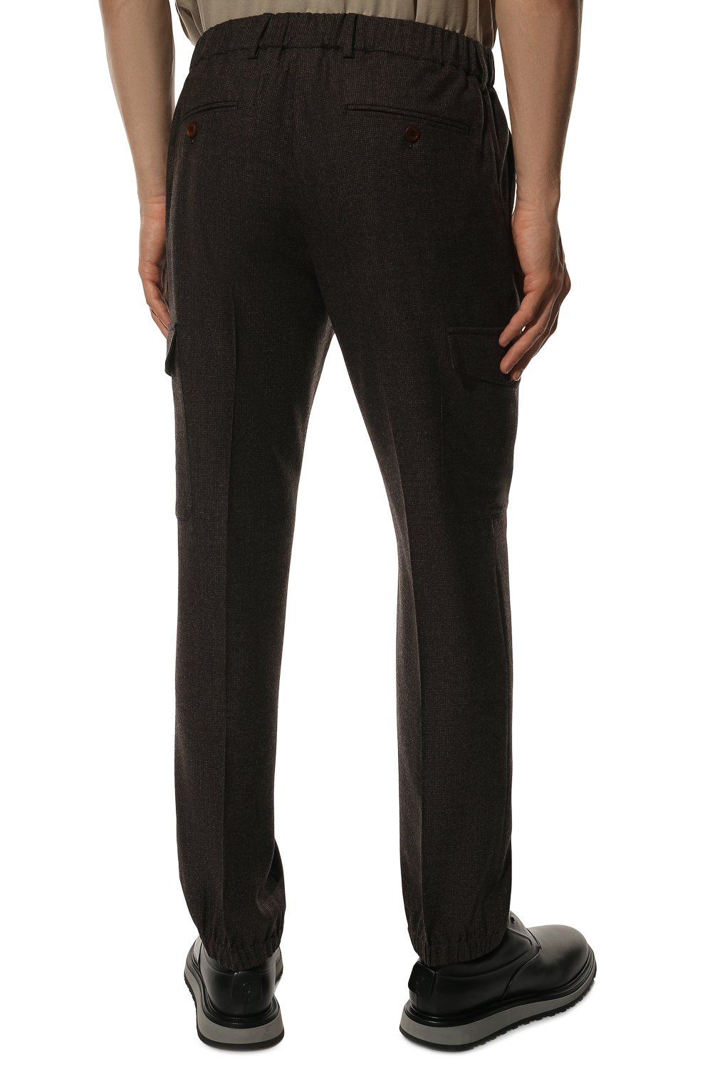 Шерстяные брюки-карго STEFANO RICCI, арт. M1T2300111/DG13HC, фото 4