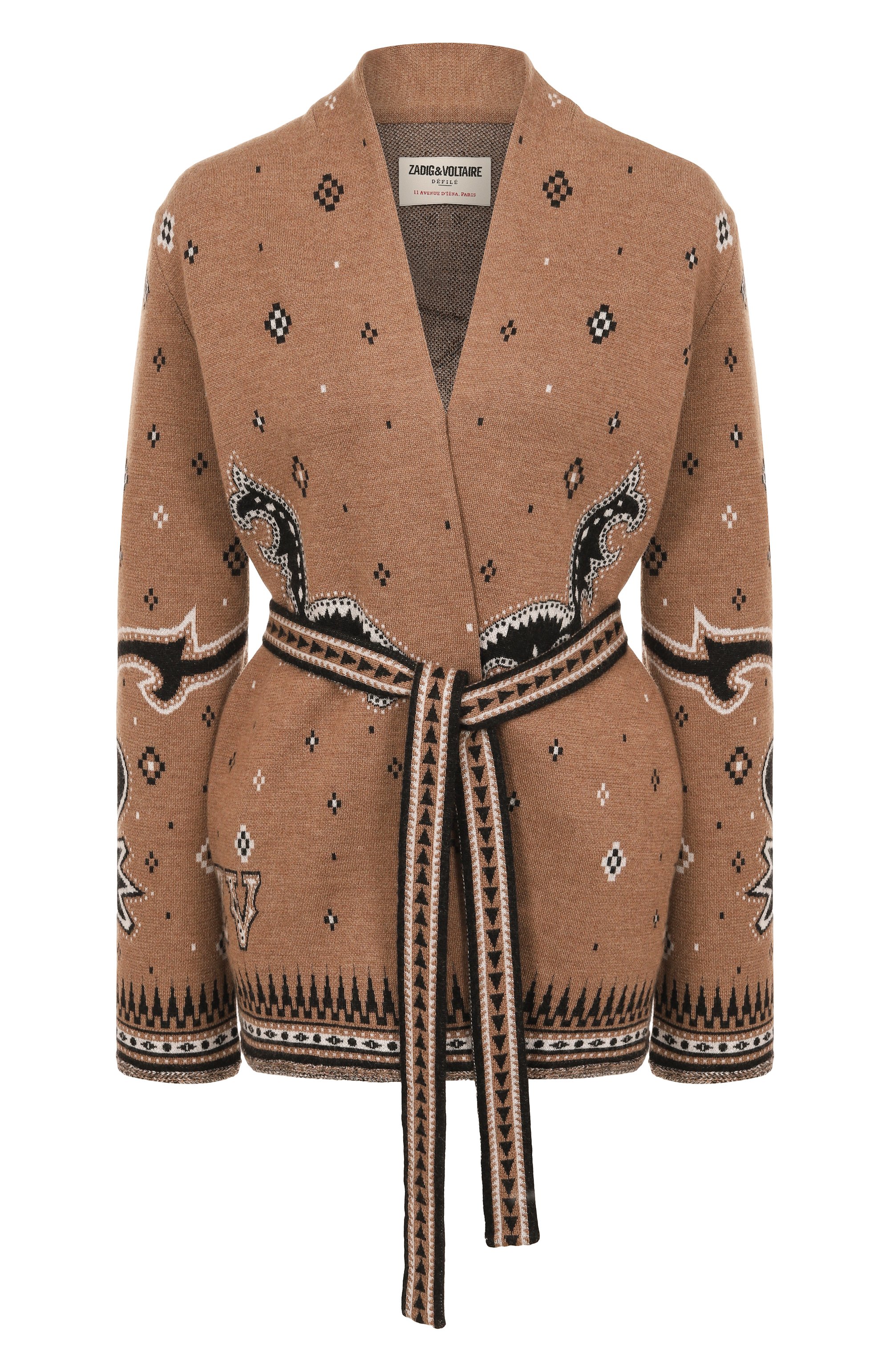 Шерстяной кардиган ZADIG AND VOLTAIRE, арт. KWCA01638, фото 1