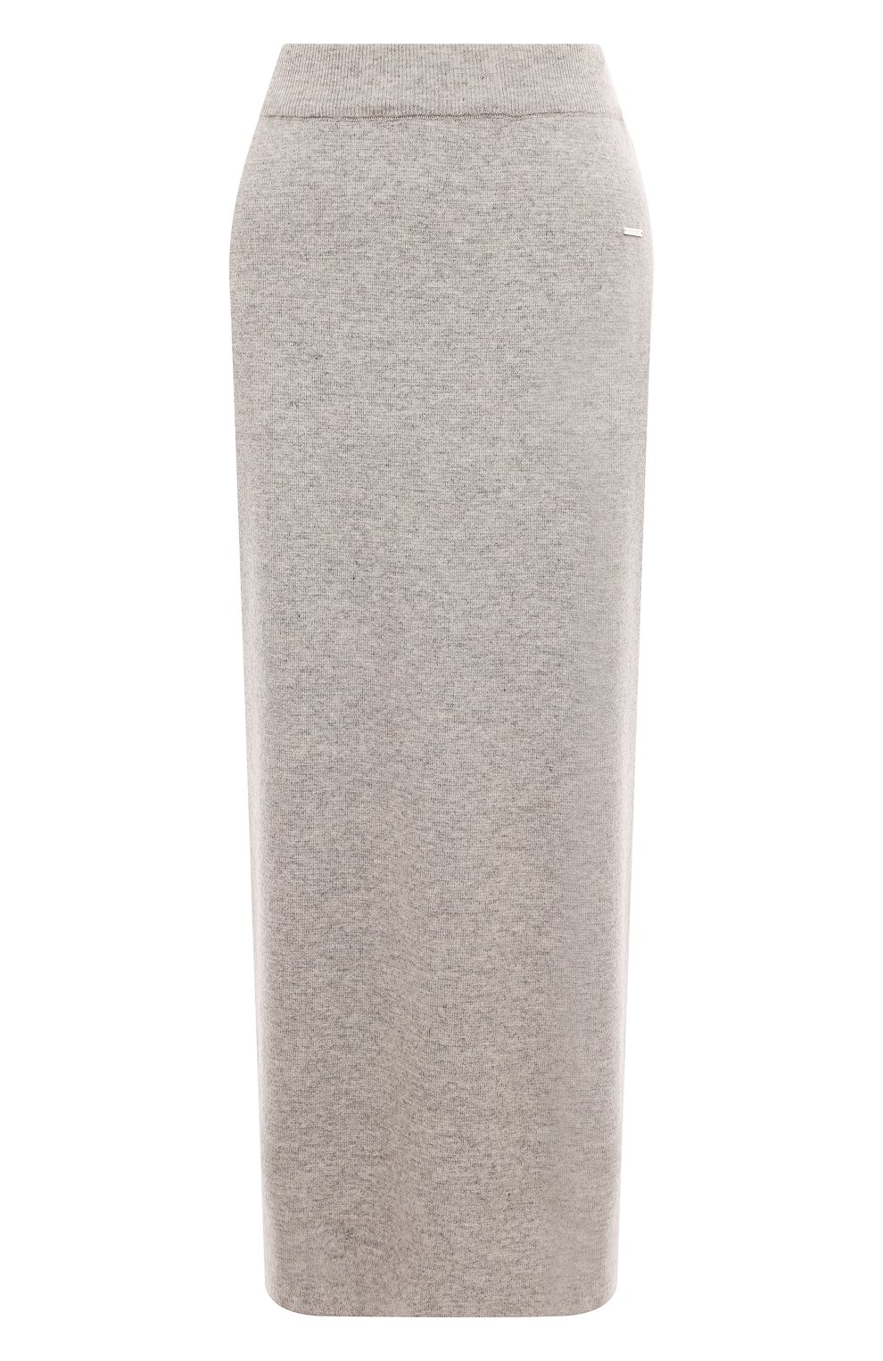 Кашемировая юбка FREEAGE серого цвета по цене 44800 руб., арт. FW 50016-MG, фото 1 Кашемировая юбка FREEAGE, арт. FW 50016-MG, фото 1