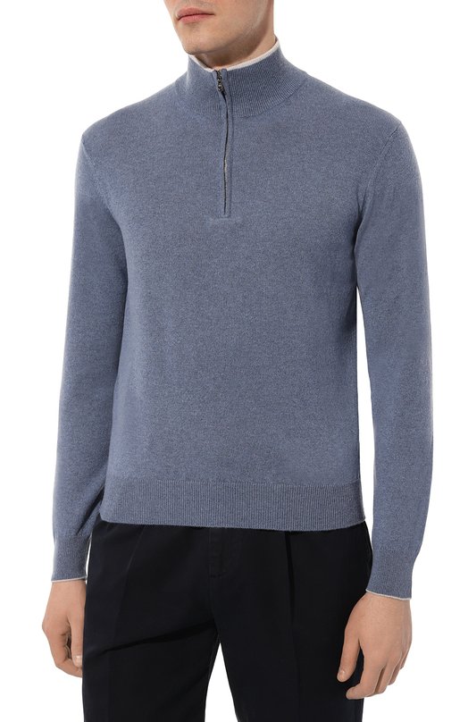 Кашемировый джемпер Fioroni Синий, фото 3