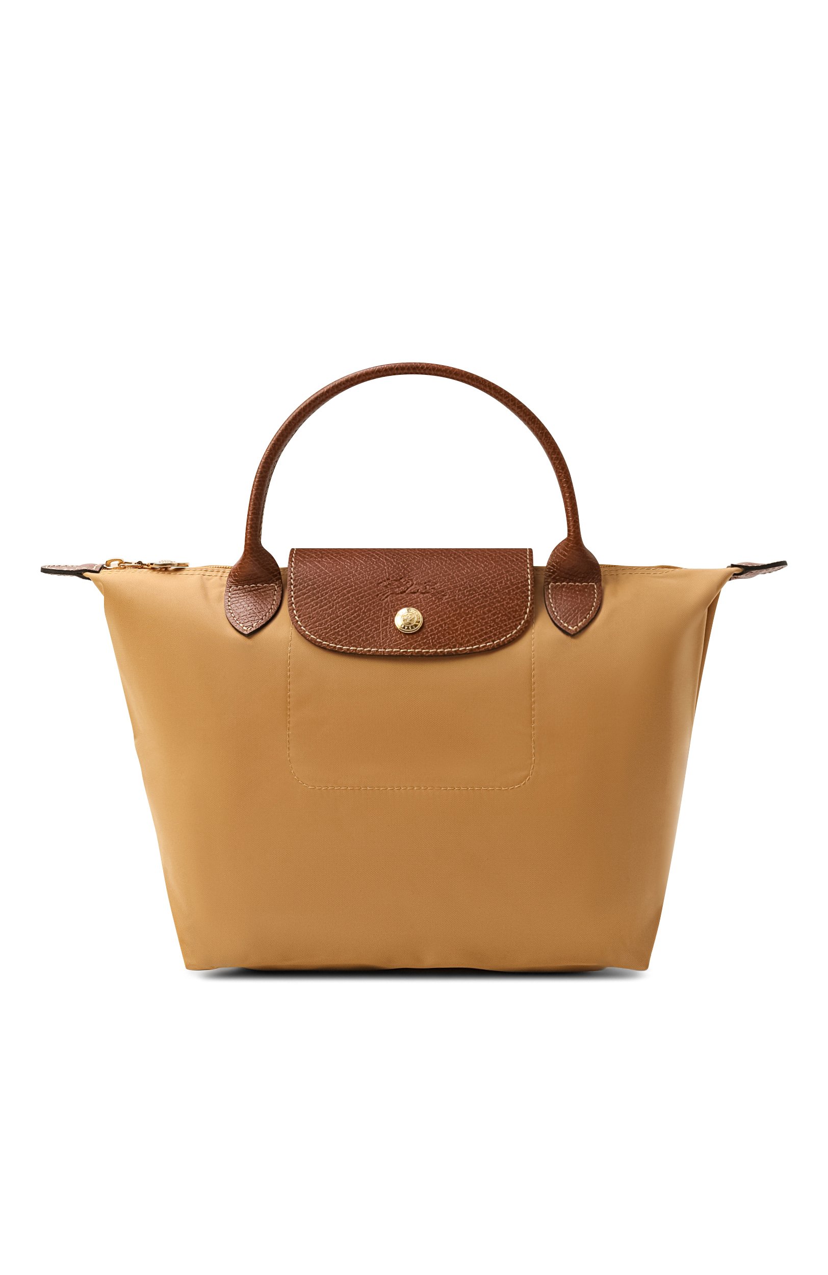 Сумка le pliage original small LONGCHAMP темно-бежевого цвета по цене 18650 руб., арт. L1621089/089, фото 1 Сумка le pliage original small LONGCHAMP, арт. L1621089/089, фото 1