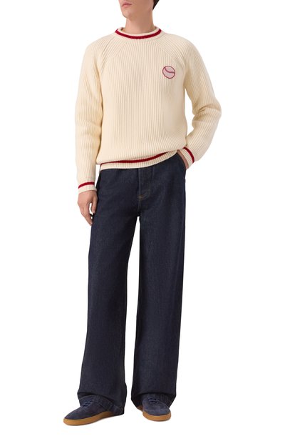 Замшевые кеды stitching KITON, арт. USSA335N0127902, фото 2