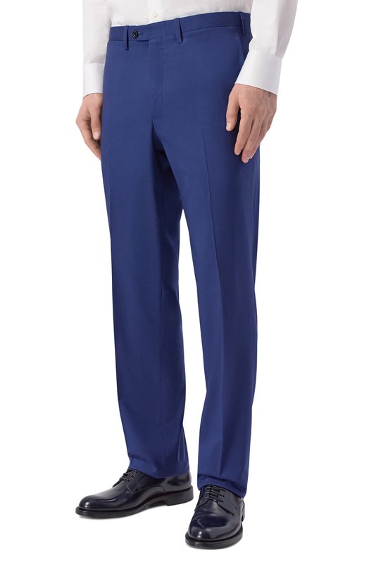 Шерстяной костюм Kiton UA81K0647G Синий  UA81K0647G Фото 4