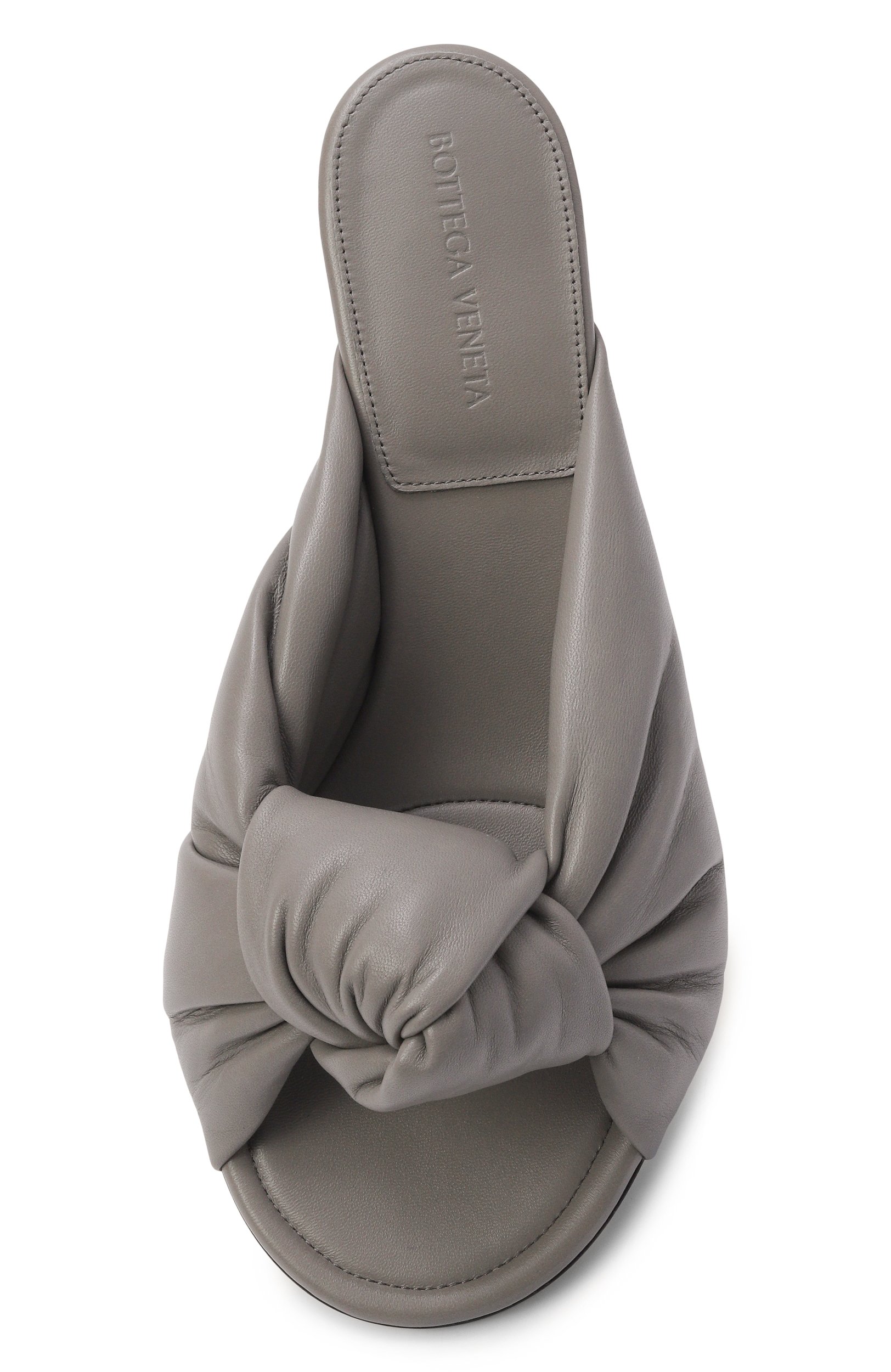 Кожаные мюли cherry 50 BOTTEGA VENETA серого цвета по цене 158500 руб., арт. 868225/VBSD0, фото 6 Кожаные мюли cherry 50 BOTTEGA VENETA, арт. 868225/VBSD0, фото 6