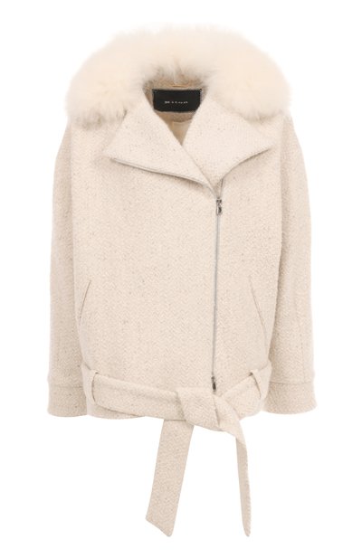 Женская хлопковая футболка KITON, арт. D60605K0529G02