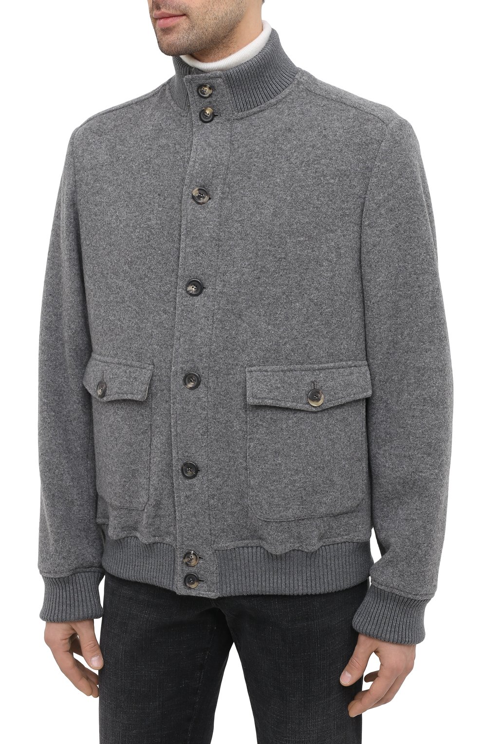 Бомбер из шерсти и кашемира CANALI, арт. 040578/SX01783, фото 3