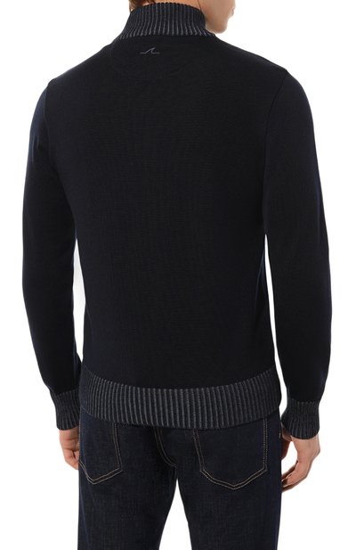 Шерстяной джемпер PAUL&SHARK темно-синего цвета по цене 43600 руб., арт. 14311117, фото 4 Шерстяной джемпер PAUL&SHARK, арт. 14311117, фото 4