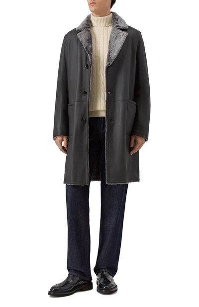 Двусторонняя дубленка из овчины ANDREA CAMPAGNA, арт. 25U512-S29/58-60, фото 2