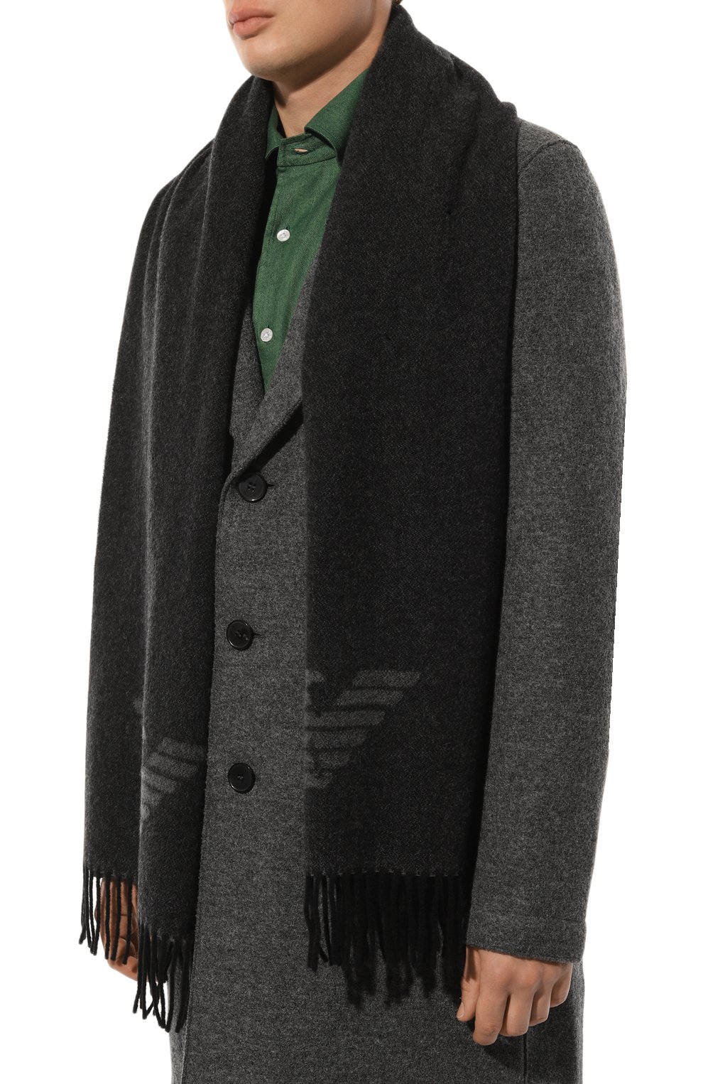 Шерстяной шарф EMPORIO ARMANI, арт. 625072/3F364, фото 2