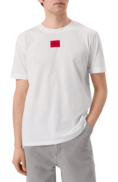 Хлопковая футболка HUGO, арт. 50447978, фото 3