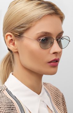 Женские солнцезащитные очки RAY-BAN голубого цвета, арт. 3547N-91310Y | Фото 2 (Кросс-КТ: С/з-унисекс; Региональные ограничения белый список (Axapta Mercury): Не проставлено, RU; Нос: Не проставлено; Тип очков: С/з; Статус проверки: Проверено, Проверена категория; Материал сплава: Проверено; Очки форма: Овальные; Оптика Гендер: оптика-унисекс)