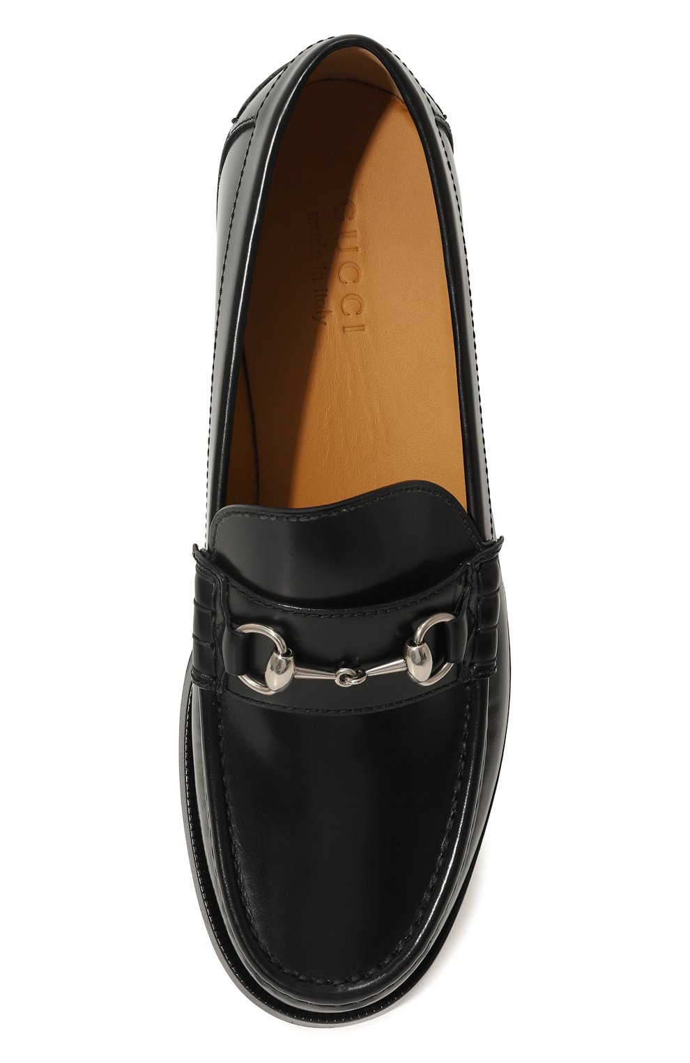 Кожаные лоферы GUCCI, арт. 776660/17X00, фото 6