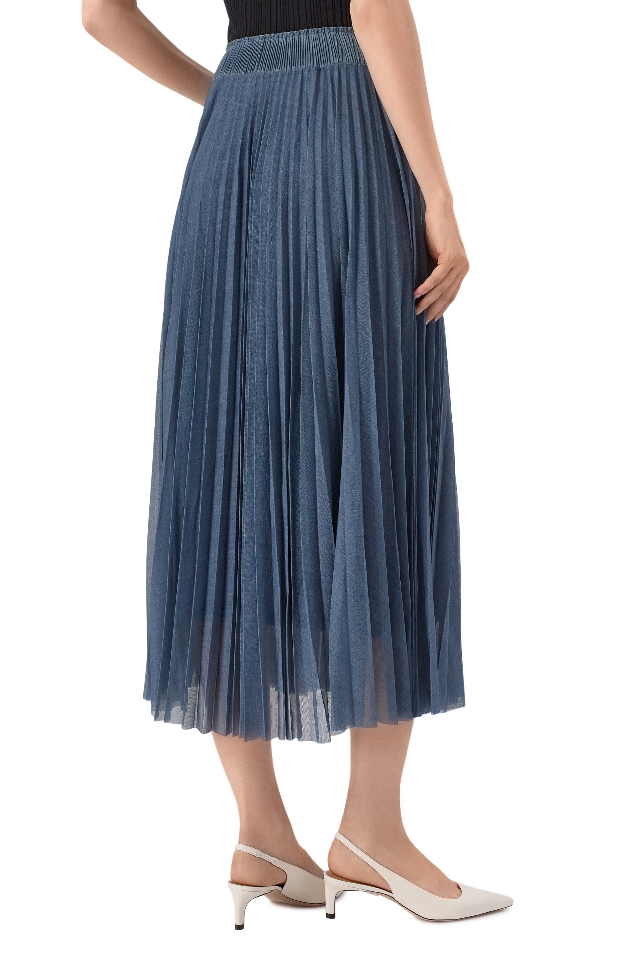 Плиссированная юбка BOSS, арт. 50543192, фото 4