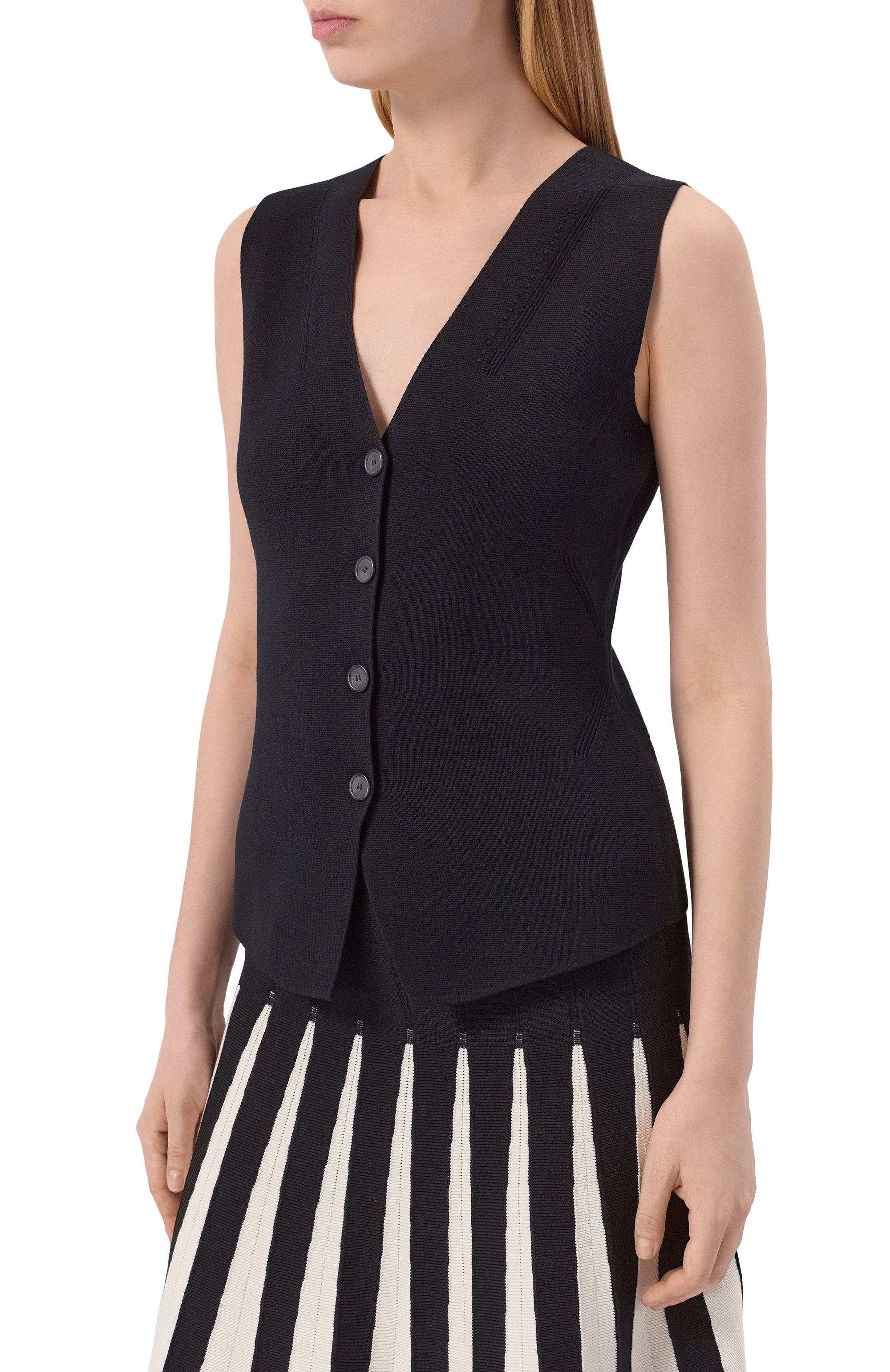 Жилет из вискозы BOSS, арт. 50550866, фото 3