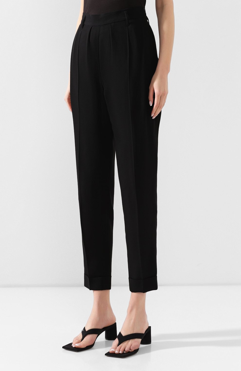 Шерстяные брюки ANN DEMEULEMEESTER, арт. 2001-1408-P-170-099, фото 3