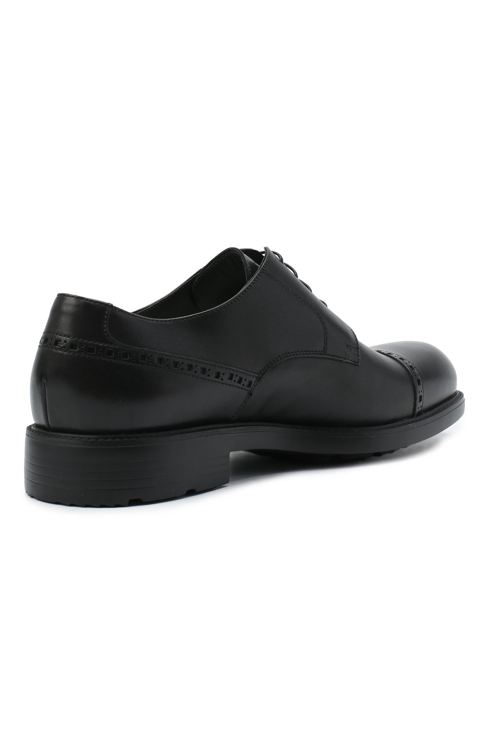 Кожаные дерби MORESCHI черного цвета по цене 52900 руб., арт. 43560/SD/B0RG0GNA/F.NAPPA, фото 4 Кожаные дерби MORESCHI, арт. 43560/SD/B0RG0GNA/F.NAPPA, фото 4