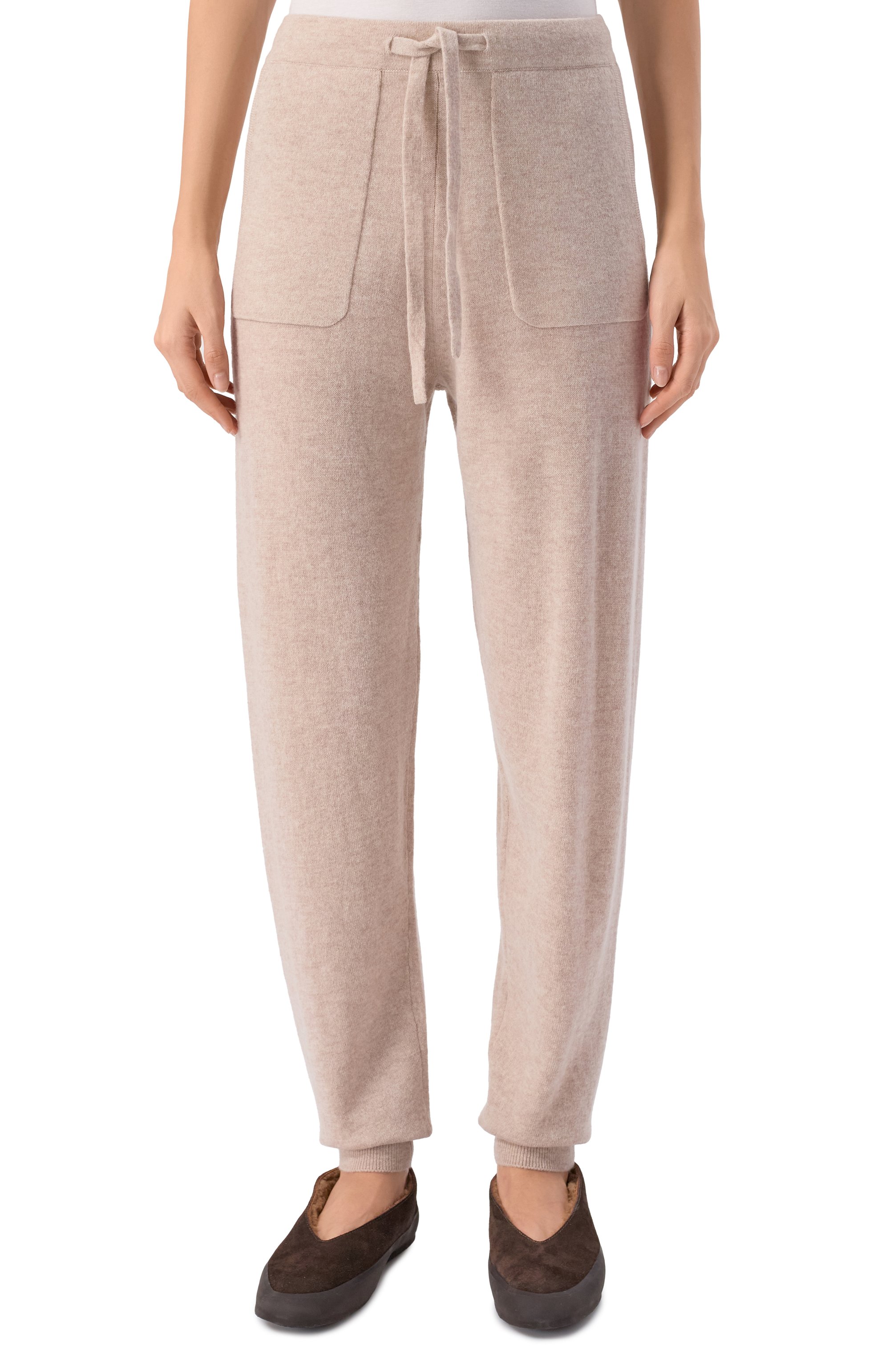 Джоггеры из шерсти и кашемира ALLUDE, арт. 255/17708, фото 3