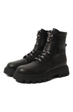 Кожаные ботинки EMPORIO ARMANI, арт. XYN009/X0I66/35-40, фото 1