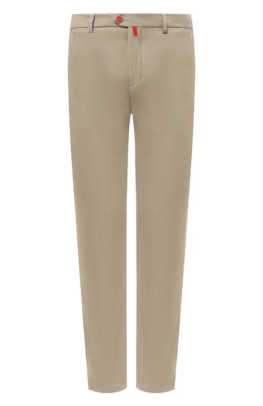 Шерстяные брюки Kiton UFPPEK01024 Зелёный UFPPEK01024