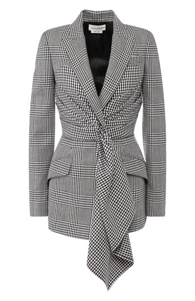 Женский шерстяной жакет ALEXANDER MCQUEEN, арт. 584785/QJAAH