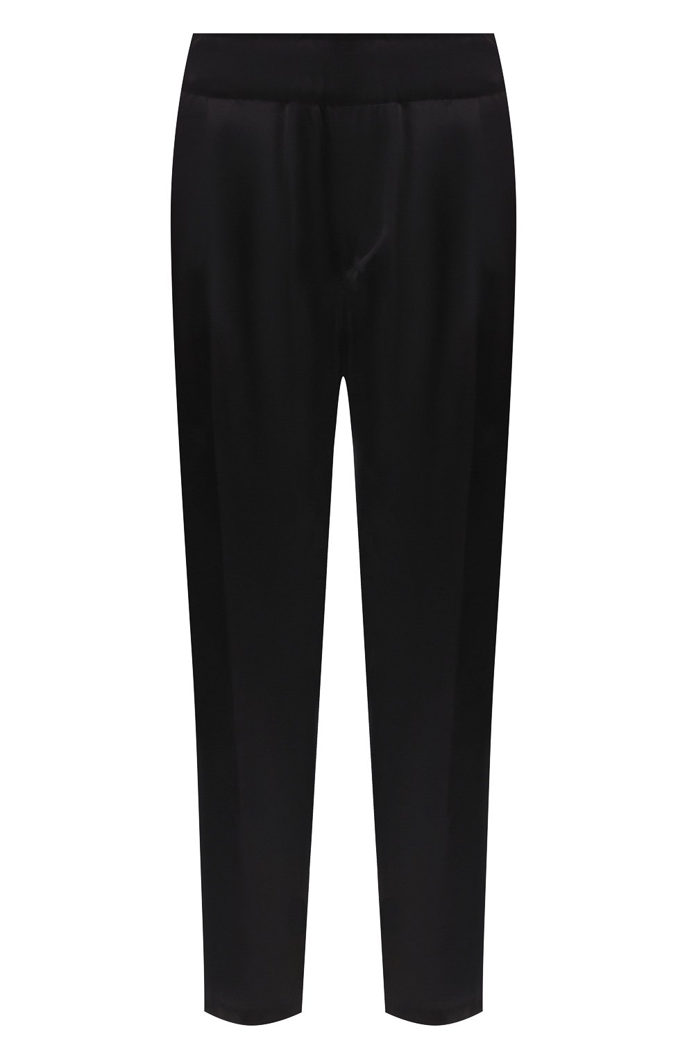 Укороченные брюки BRUNELLO CUCINELLI черного цвета по цене 136000 руб., арт. M0H98P6875, фото 1 Укороченные брюки BRUNELLO CUCINELLI, арт. M0H98P6875, фото 1