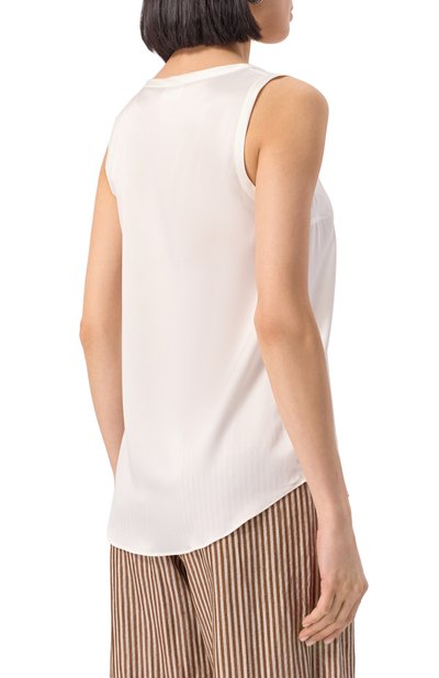 Атласный топ BRUNELLO CUCINELLI, арт. MPC59E0600, фото 4