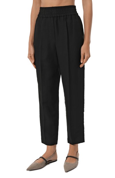 Брюки из вискозы и льна BRUNELLO CUCINELLI, арт. MH126B1071, фото 3