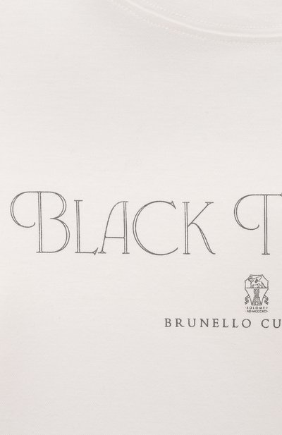 Хлопковая футболка BRUNELLO CUCINELLI, арт. B0B13S154A, фото 3