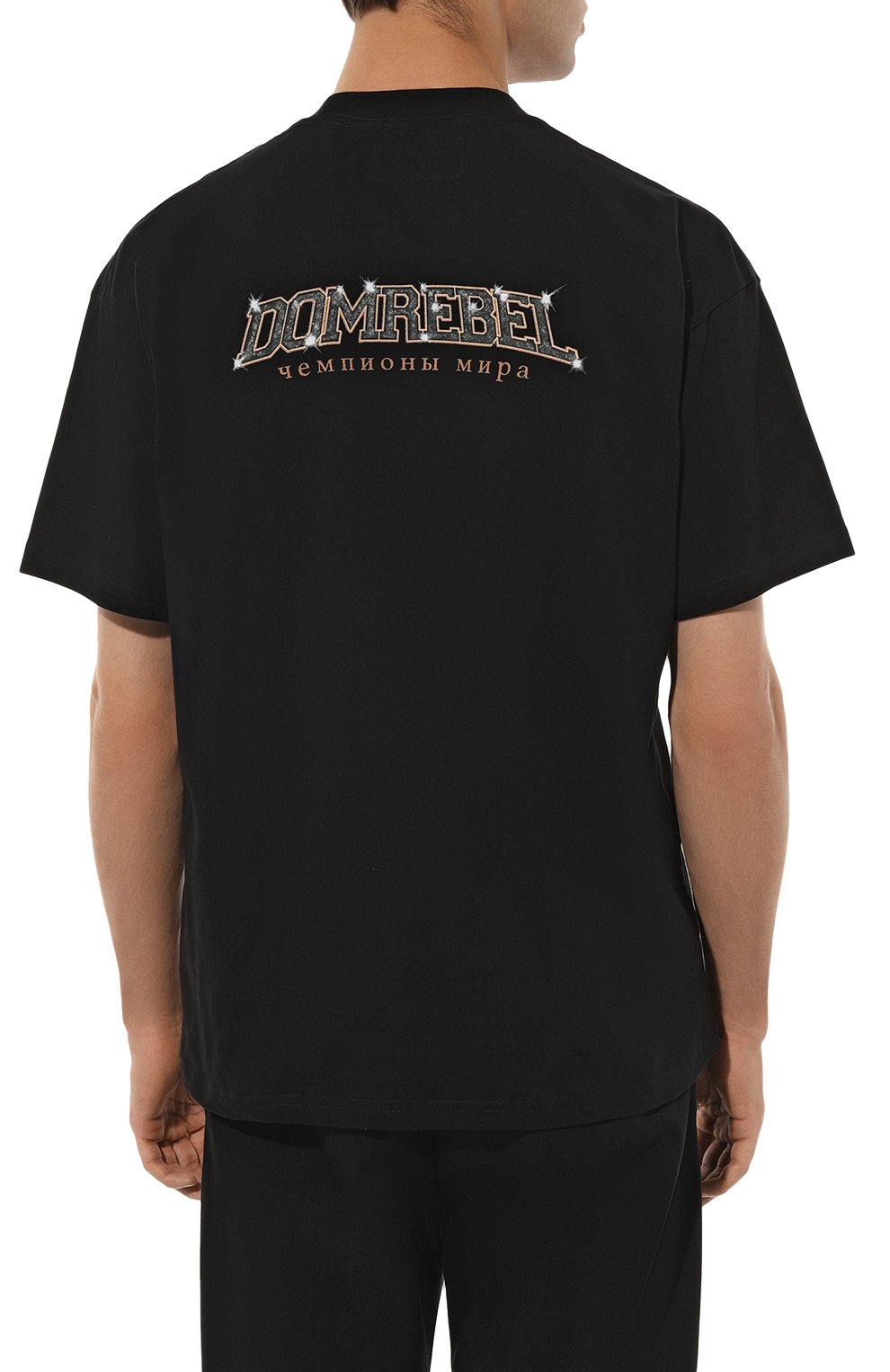 Хлопковая футболка DOMREBEL, арт. M PUNCHLINE/T-SHIRT, фото 4