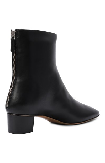 Кожаные ботильоны LE MONDE BERYL, арт. CAR-LEA-BLA, фото 5