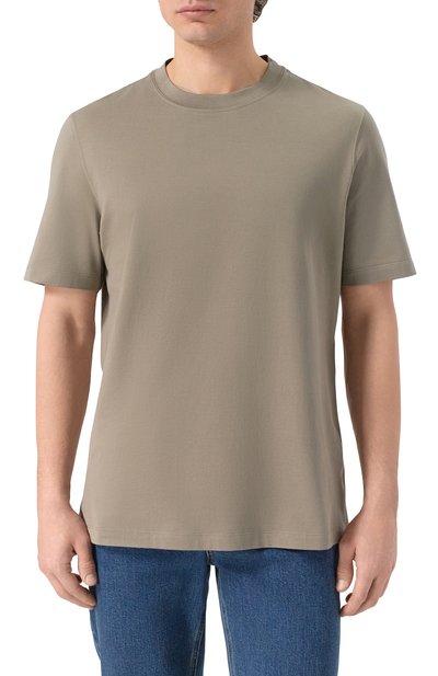 Хлопковая футболка BRUNELLO CUCINELLI, арт. M0B131308, фото 3